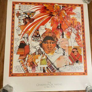 Canadian Pacific Airlines Travel Prints Lot 3 Amsterdam Peru Culture